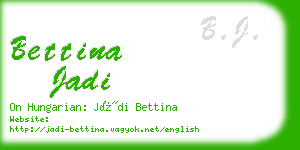 bettina jadi business card